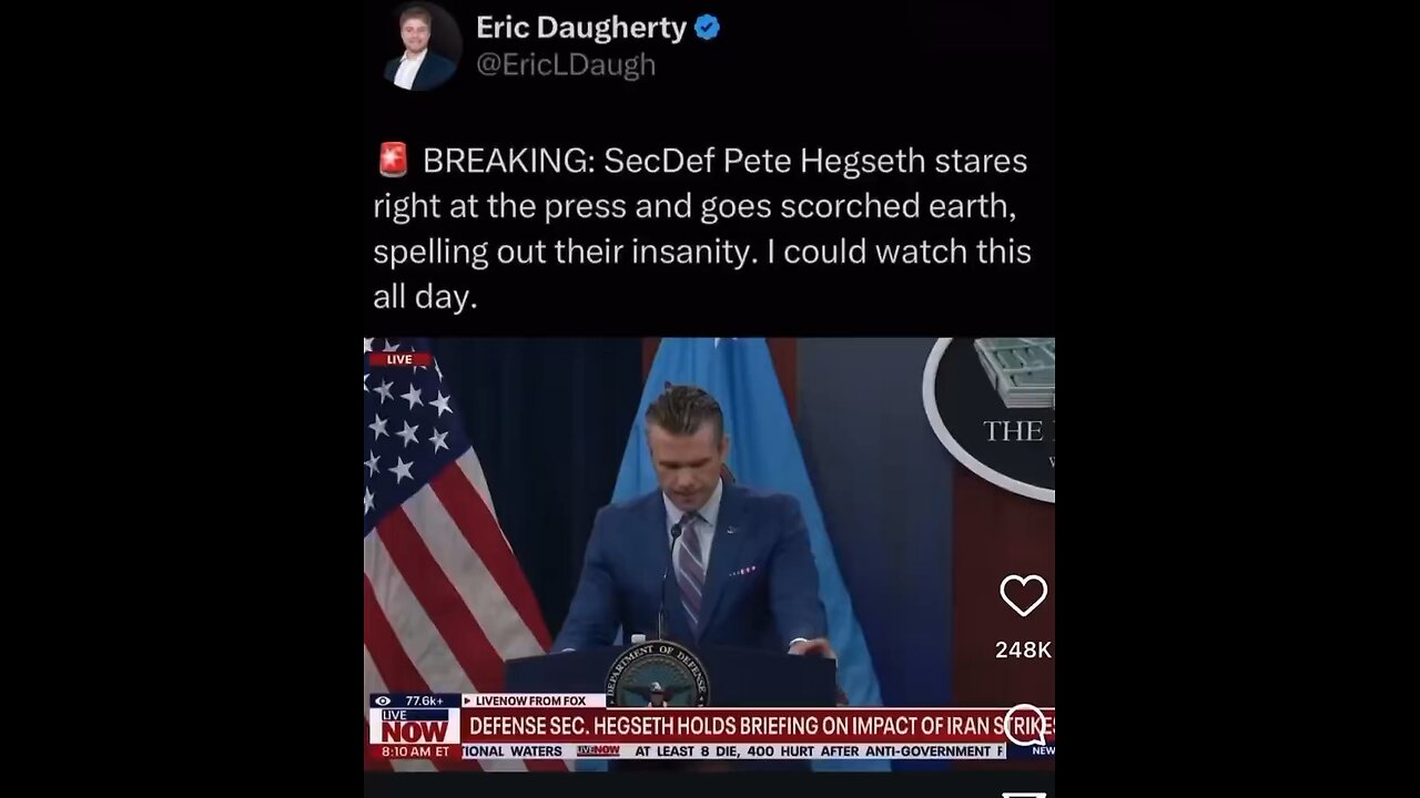 Pete Hegseth Goes Scorched Earth At The Press Exposing Their Insanity