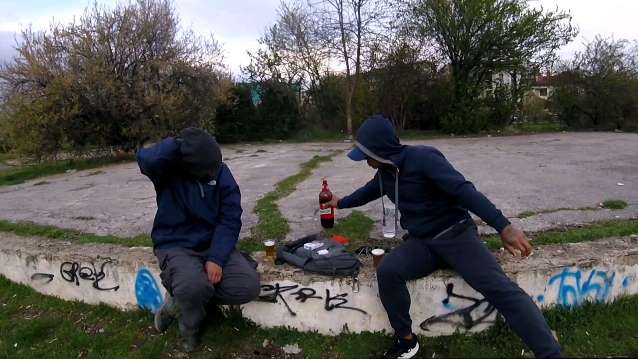 Beer and Chalga in Lyulin Sofia Bulgaria