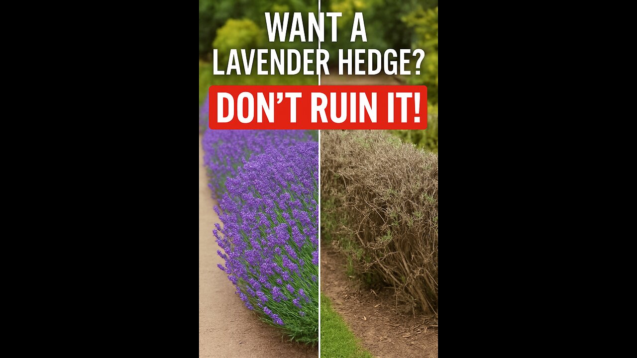 Want a lavender hedge? Don't RUIN it by doing this!