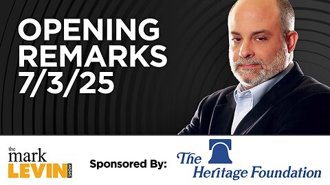 Mark's Opening Remarks - 4/3/25