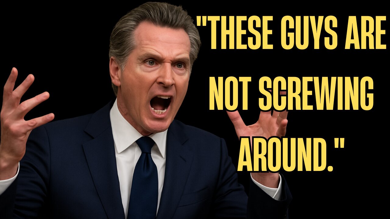 Trump Supporter Trigger's Newsom Meltdown