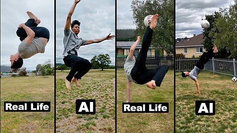 Ai parcour vs Real life parcour