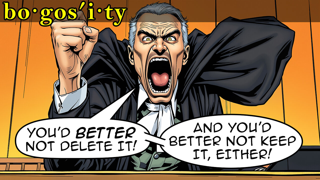 Bogosity Podcast: Another AI Catch-22 (Deleted Segment)