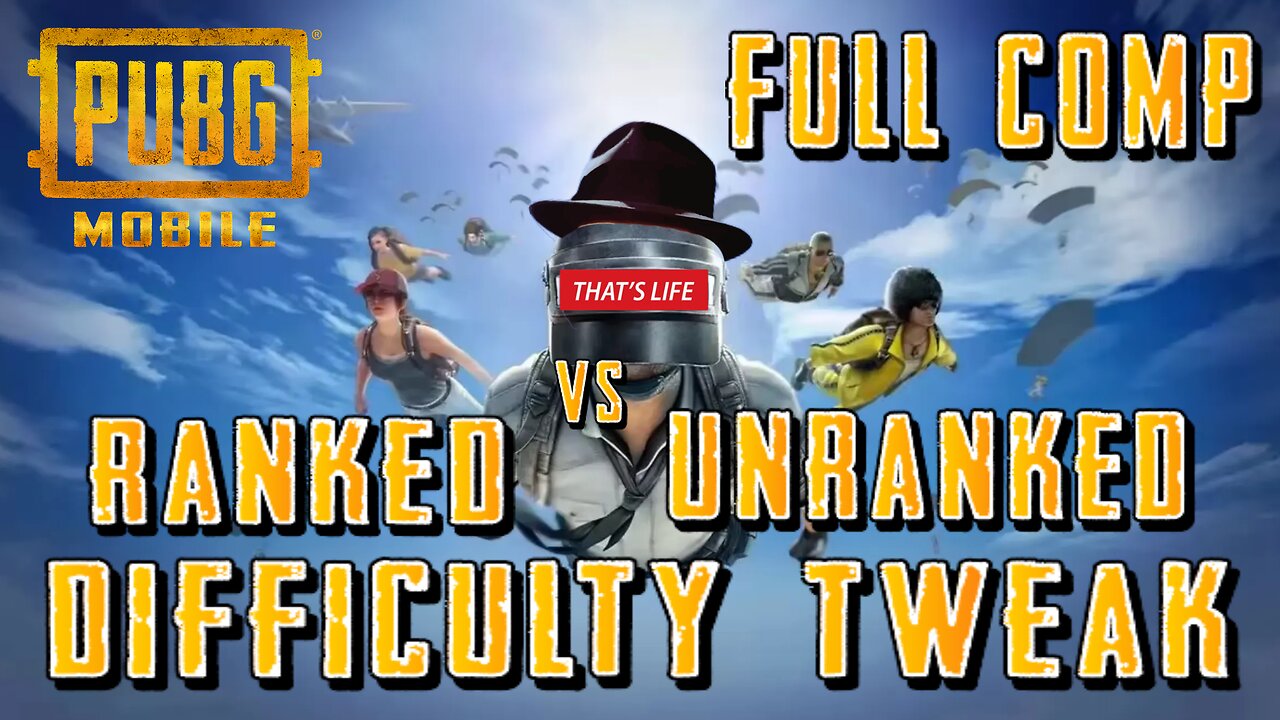 FULL Ranked Vs Unranked Difficulty Tweak | PUBG Mobile