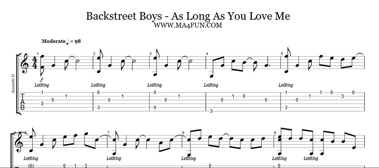 As Long As You Love Me - Backstreet Boys