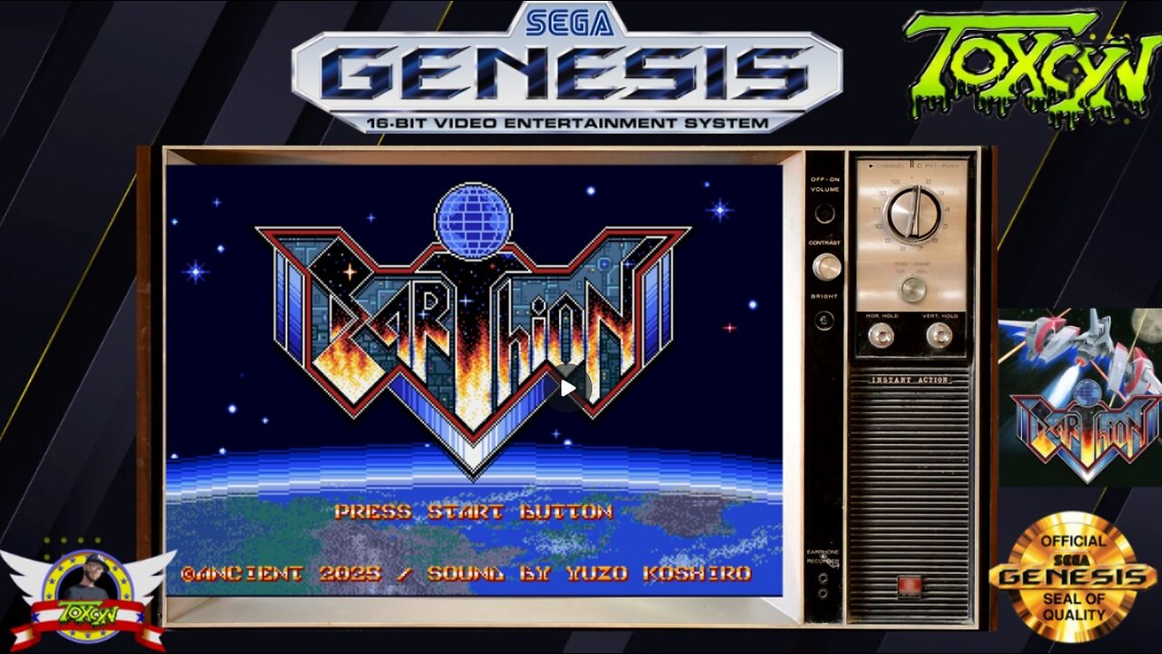 Earthion gameplay Sega Genesis preview