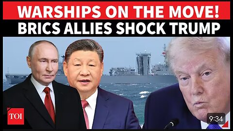 Russian, Chinese WARSHIPS Rally For IRAN? Putin, Xi In Action As Trump Threatens Khamenei | BRICS