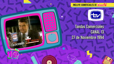 Tandas Comerciales Canal 13 (27 de Noviembre 1994)