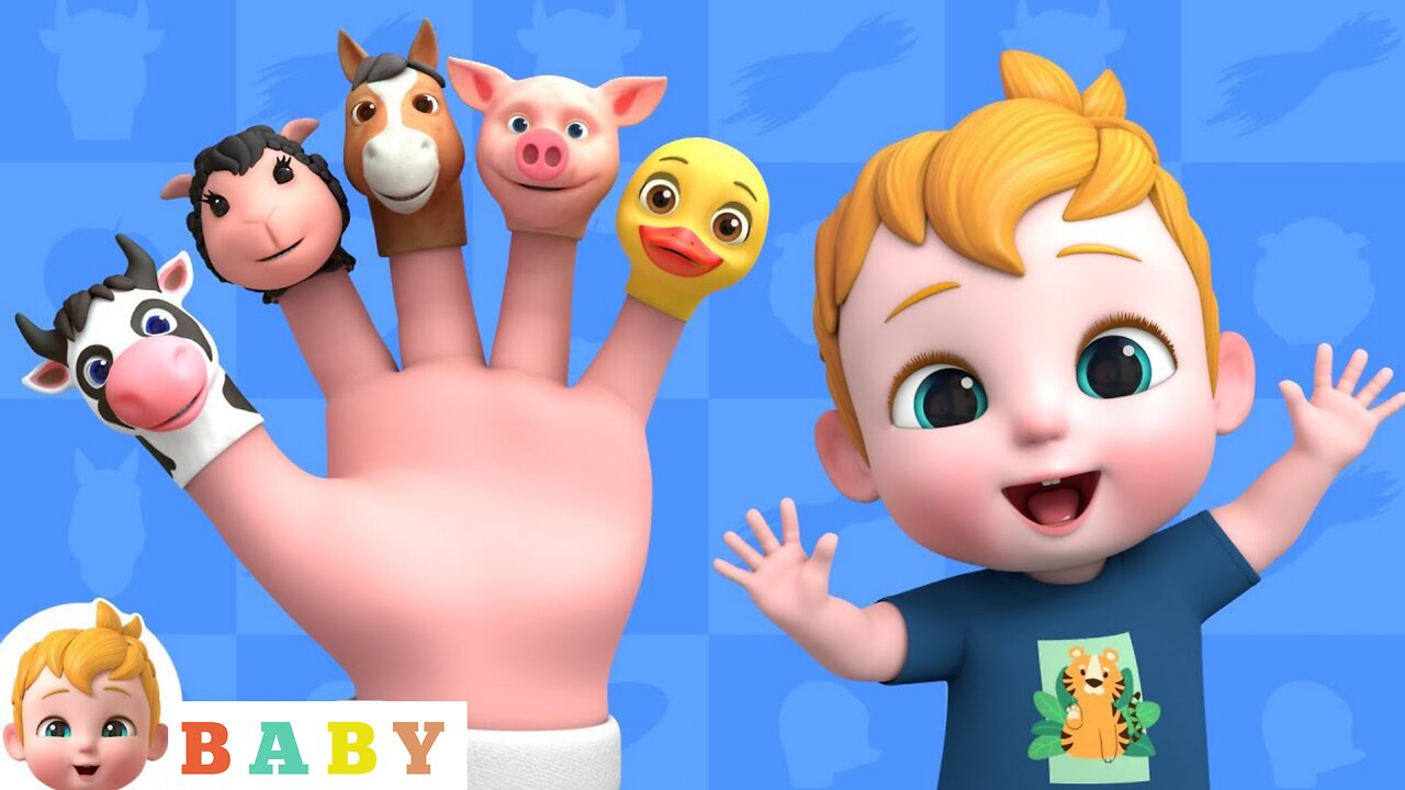 Farm Finger Family | Nursery Rhymes & Toddlers Song