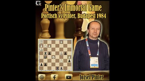 GMG~ Pinter's Immortal Game Portisch VS Pinter, Budapest 1984