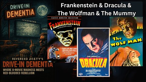 Drive-In Dementia Triple Feature 🎥 Classic Horror Marathon