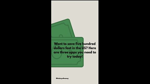 3 Apps to Save $500 Fast in the US 💰