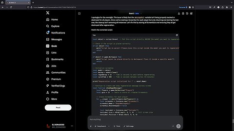 Typing A Thank You Letter To "Elon Musk" For "GROK" LIVE