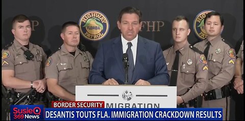 DESANTIS TOUTS FLA. IMMIGRATION CRACKDOWN RESULTS