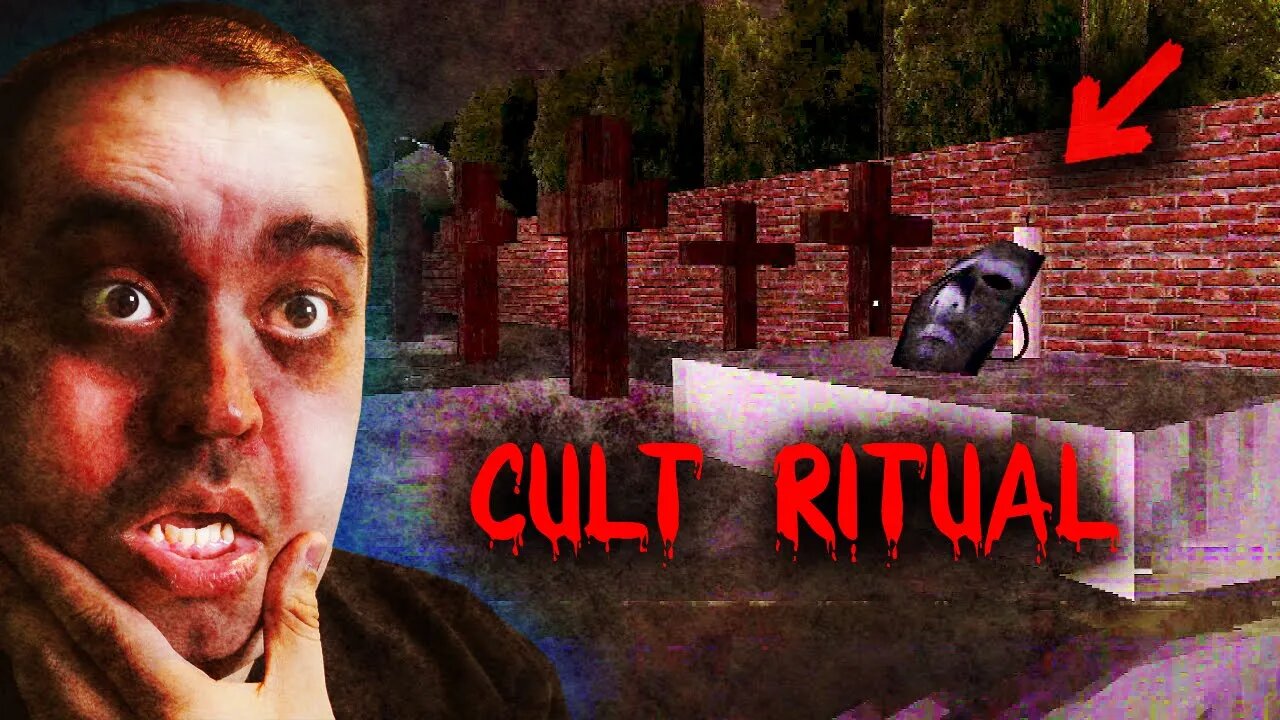 (SCARY) CULT RITUAL PERFORMED INSIDE THE CEMETERY!.. | Nightfall Security Remake Horror Game