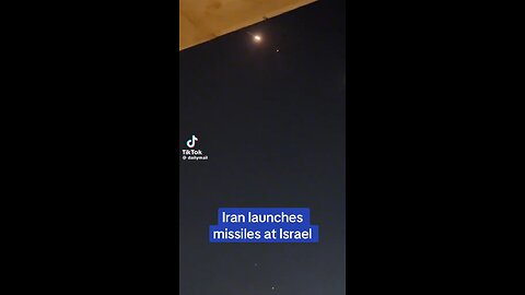 Iran Just Launched Missiles at Israel