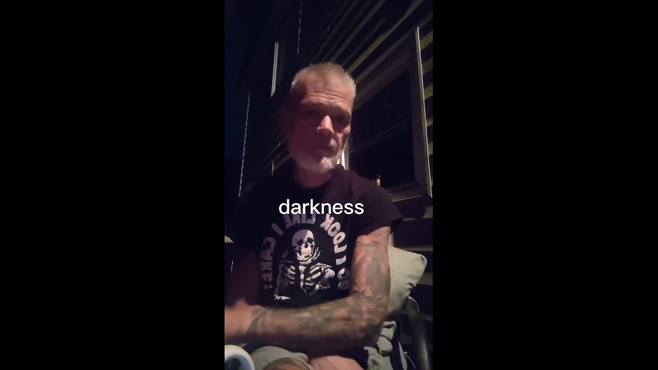 dark morning/ dark thoughts
