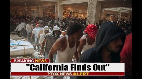 Gangs EMPTY LA Plaza... as California’s “LET THEM LOOT” Policy IMPLODES