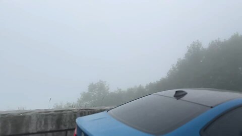 Foggy Roll By on Cherohala Skyway