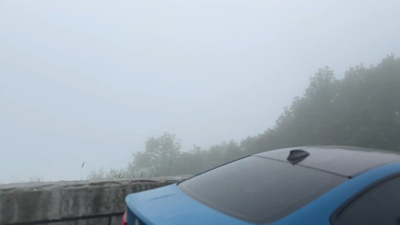 Foggy Roll By on Cherohala Skyway