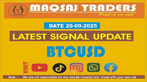 Maqsaj Traders // Forex Free Signals // 99% Perfect // BTC // Today Signals 20-09-2025