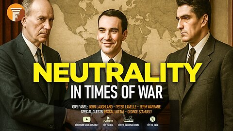 🏛️ The Forum and Friends: Neutrality in Times of War with Pascal Lottaz