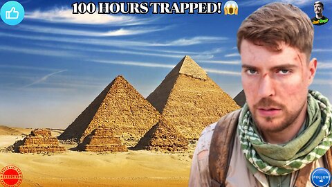 I Survived 100 Hours Trapped Inside the Great Pyramids! 🏜️⏳ | Extreme Ancient Challenge | JustBeast