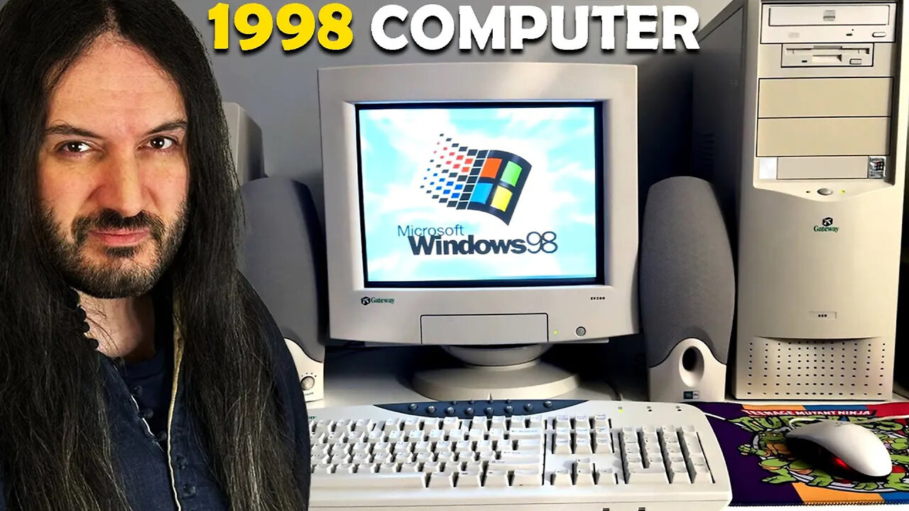 I bought a 1998 Vintage Computer and turned it on after 27 years!