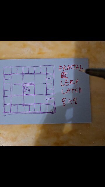 Fractal Lerp Latch 8x8