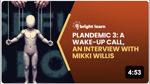 BrightLearn - Plandemic 3: A Wake-Up Call, an interview with Mikki Willis