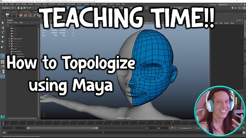 TEACHING TIME!! How to Topologize using Maya