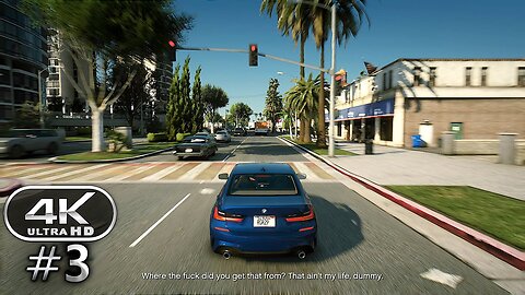 Grand Theft Auto 5 4K Ultra Graphics Gameplay Walkthrough Part 3 - GTA 5 4K 60FPS