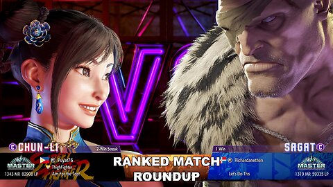 Kuya Kalbo SF6 Ranked Match Roundup. Chun Li Master Rank [Hori Fight Stick]