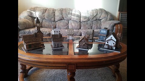 Old West Town Matchstick Village