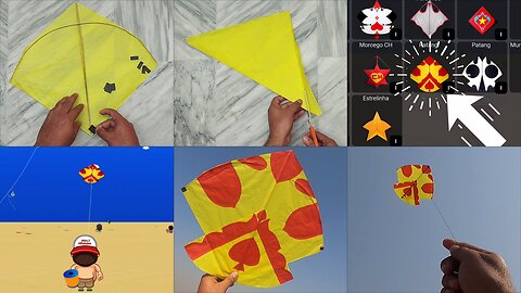 Game Kite Real Life - - Kite Making from Pipacombate Game