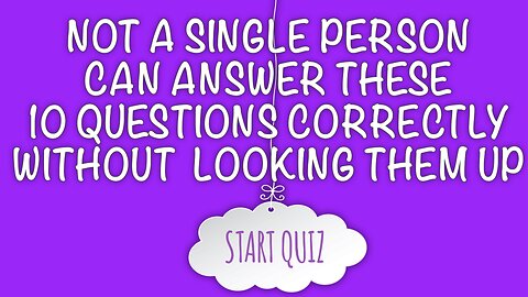 General Knowledge Quiz
