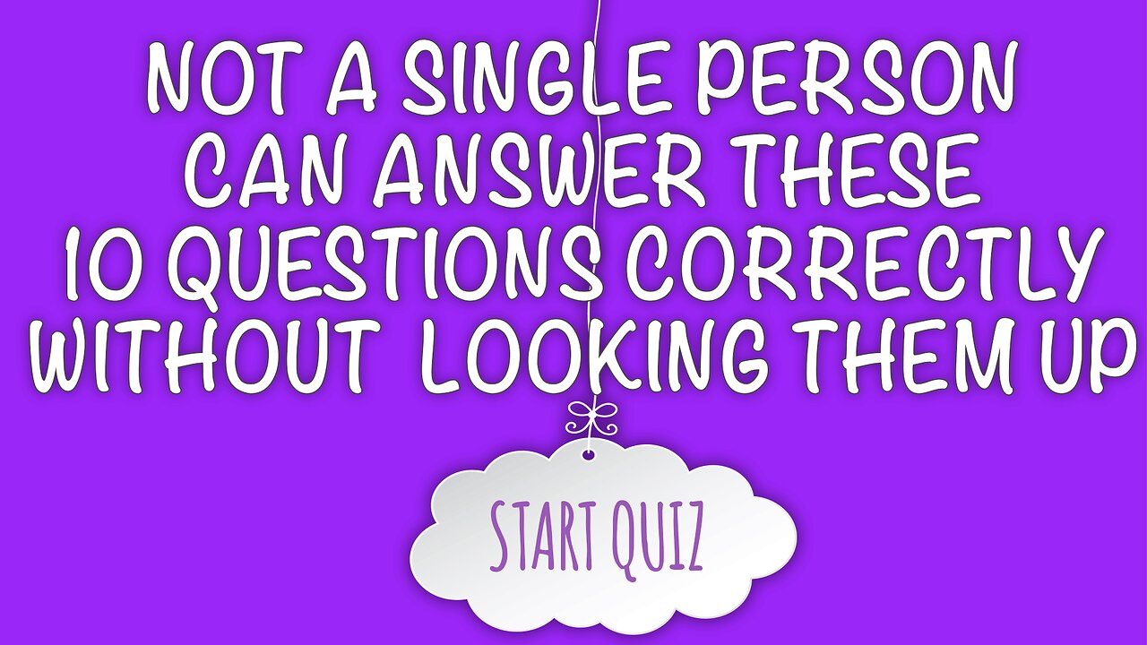 General Knowledge Quiz