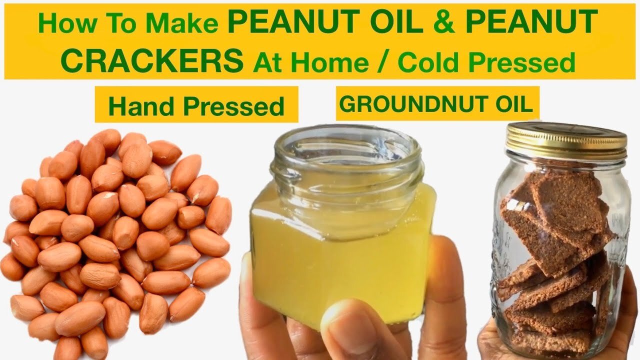 Peanut Oil - Cold Pressed / Groundnut Oil / No Machine / pak info world