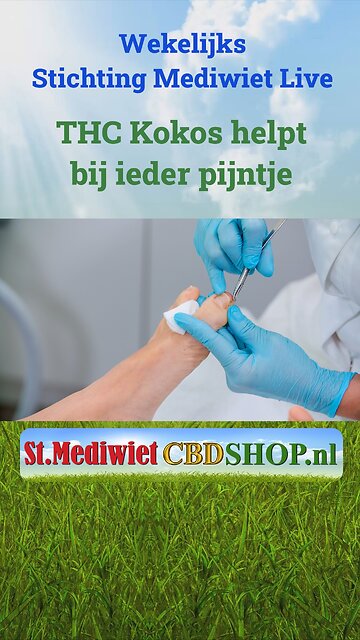 THC kokos helpt bij ieder pijntje