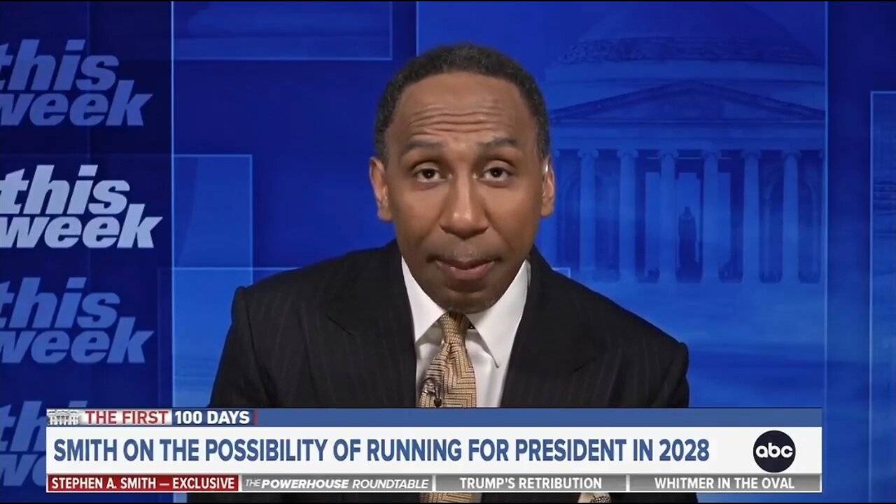 Stephen A Smith: I Have No Choice But To Think About Running For President