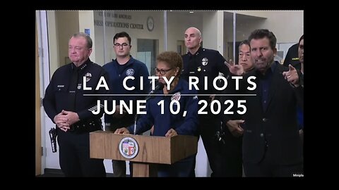 ASL only - Questioning on Los Angeles Mayor’s leadership on LA riots