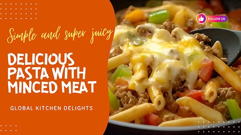 The most delicious pasta with minced meat I’ve ever made ❗️ Simple and super juicy!