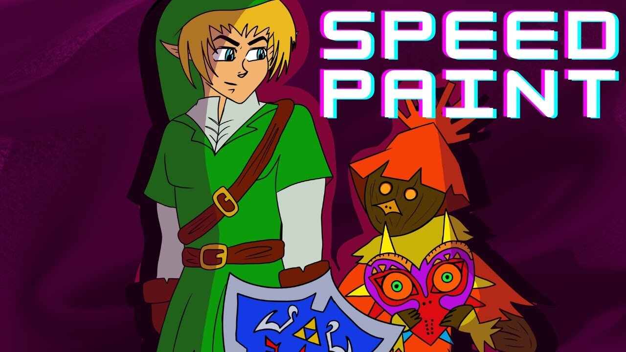 Link & Skull Kid-SpeedPaint