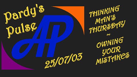 Pardy's Pulse ~ 25/07/03