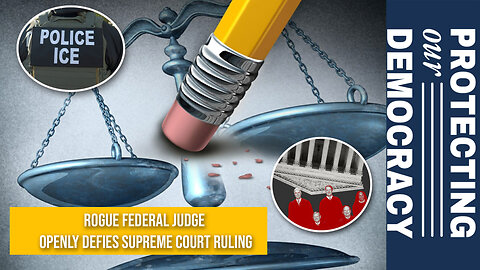 Democrat Appointed Rogue Judge Defies SCOTUS Constitutional Crisis Indeed