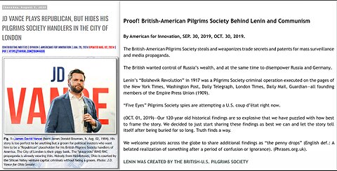 CAPITALISM VS COMMUNISM THE FOOLS WAR "INSIDE THE WAR BETWEEN ENGLISH & FRENCH FREEMASONRY!" - King Street News