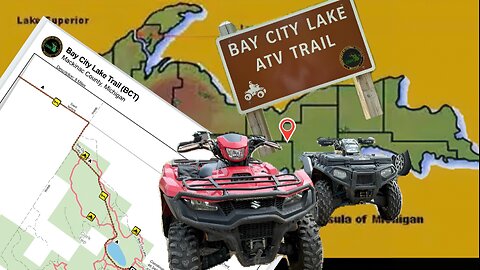 "CONQUER this Michigan ORV Trail! The Bay City Lake Trail (BCT), full review💪🏼🏁"