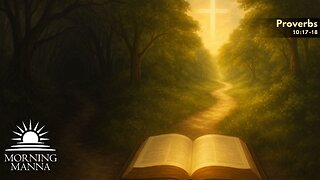 Morning Manna - August 28, 2025 - Proverbs 10:17-18 - Walking in Truth or Wandering in Folly