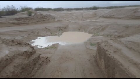 Flash Flood Jackpot: Sand Pond Overflow & Green Explosion!
