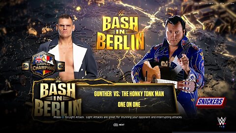 WWE 2k25 Gunther(c) vs Honky Tonk Man